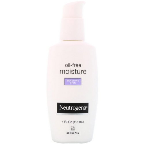 Neutrogena, Oil Free Moisture, Ultra-Gentle Facial Moisturizer, Sensitive Skin, 4 fl oz (118 ml) Review