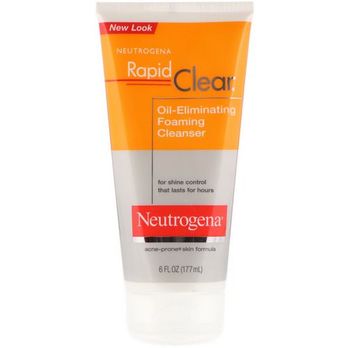 Neutrogena, Rapid Clear, Oil-Eliminating Foaming Cleanser, 6 fl oz (177 ml) Review