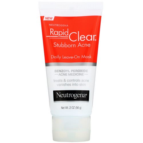 Neutrogena, Rapid Clear, Stubborn Acne, Daily Leave-On Mask, 2 oz (56 g) Review