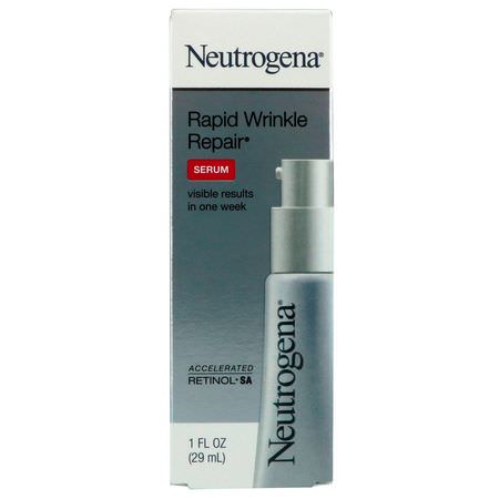 緊緻, 抗衰老: Neutrogena, Rapid Wrinkle Repair Serum, 1 fl oz (29 ml)
