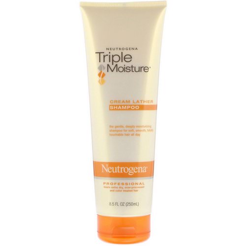 Neutrogena, Triple Moisture, Cream Lather Shampoo, 8.5 fl oz (250 ml) Review