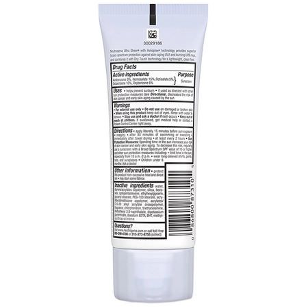 身體防曬霜: Neutrogena, Ultra Sheer, Dry-Touch Sunscreen SPF 100+, 3 fl oz (88 ml)