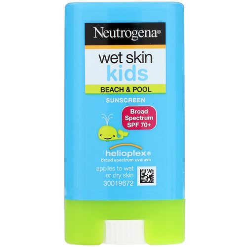 Neutrogena, Wet Skin Kids, Beach & Pool, Sunscreen Stick, SPF 70+, 0.47 oz (13 g) Review