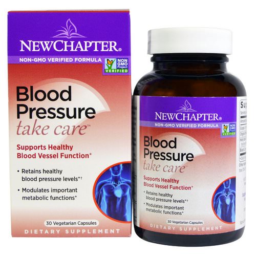 New Chapter, Blood Pressure, Take Care, 30 Vegetarian Capsules Review