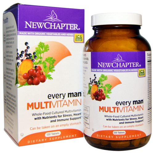 New Chapter, Every Man Multivitamin, 120 Tablets Review