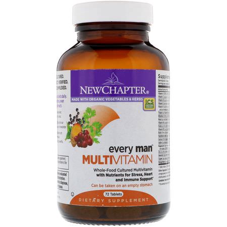 New Chapter Men's Multivitamins - 男人的多種維生素, 男人的健康, 補充