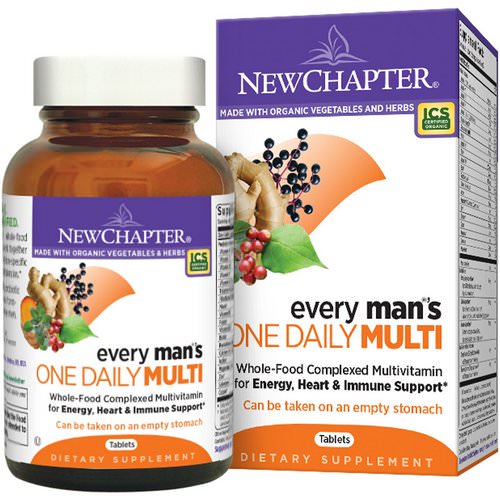 New Chapter, Every Man's One Daily Multi, 96 Tablets Review