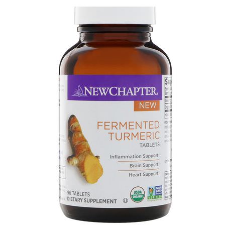 New Chapter Turmeric - 薑黃素, 薑黃, 抗氧化劑, 補品