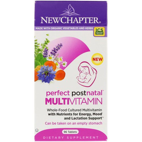 New Chapter, Perfect Postnatal Multivitamin, 96 Vegetarian Tablets Review