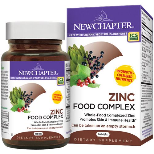 New Chapter, Zinc Food Complex, 60 Tablets Review