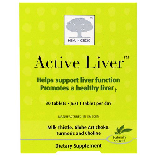 New Nordic, Active Liver, 30 Tablets Review