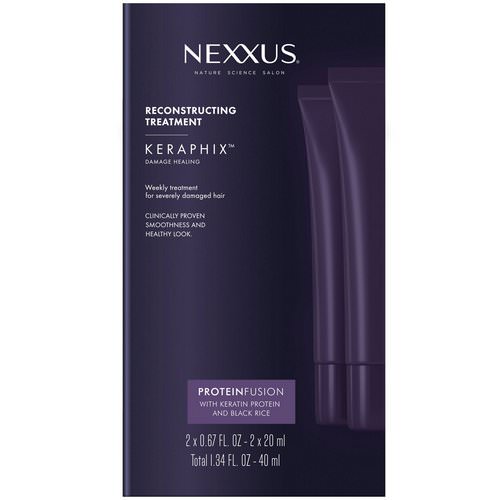 Nexxus, Keraphix Reconstructing Treatment, Damage Healing, 2 Count, 0.67 fl oz (20 ml) Each Review