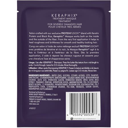 發膜, 護理: Nexxus, Keraphix Treatment Hair Masque, Damage Healing, 1.5 oz (43 g)