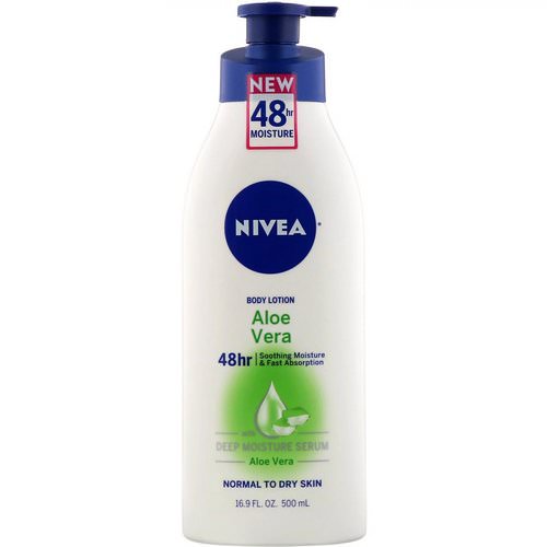 Nivea, Body Lotion, Aloe Vera, 16.9 fl oz (500 ml) Review