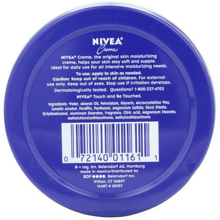 乳液, 浴液: Nivea, Creme, 13.5 oz (382 g)