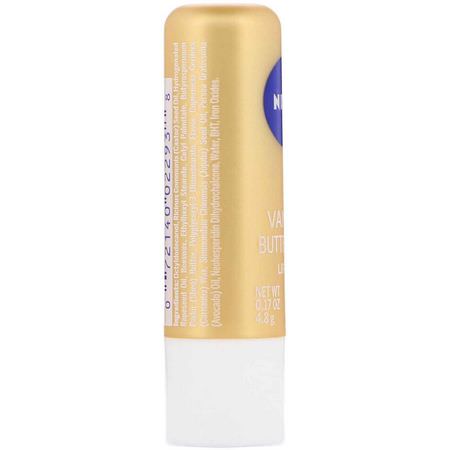 潤唇膏, 護唇: Nivea, Lip Care, Vanilla Buttercream, 0.17 oz (4.8 g)