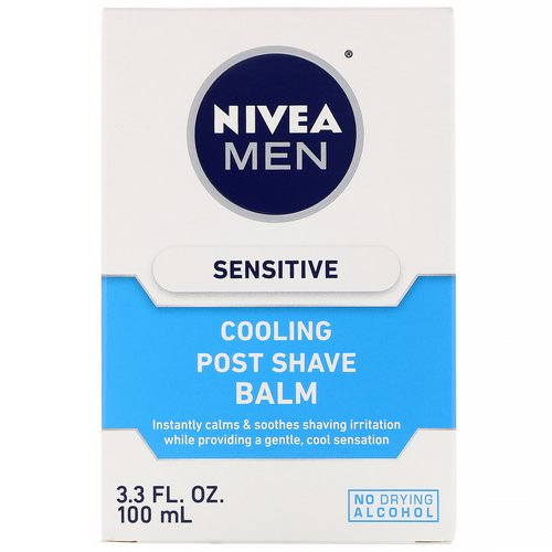 Nivea, Men, Sensitive Cooling Post Shave Balm, 3.3 fl oz (100 ml) Review