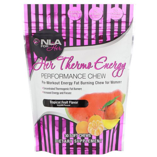 NLA for Her, Her Thermo Energy, Performance Chew, Tropical Fruit Flavor, 30 Soft Chews Review