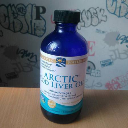 Nordic Naturals Cod Liver Oil - 魚肝油, 歐米茄EPA DHA, 魚油, 補品