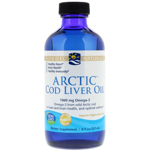 Nordic Naturals, Arctic Cod Liver Oil, 8 fl oz (237 ml) Review
