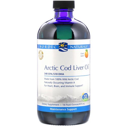 Nordic Naturals, Arctic Cod Liver Oil, Orange Flavor, 16 fl oz (473 ml) Review