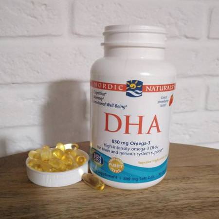 Nordic Naturals DHA - DHA, Omegas EPA DHA, 魚油, 補品