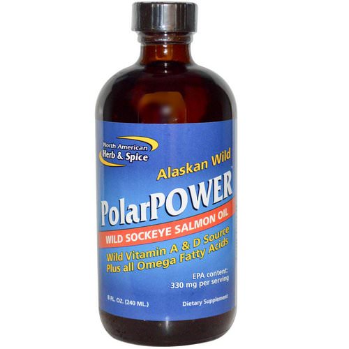 North American Herb & Spice, Alaskan Wild PolarPower, Wild Sockeye Salmon Oil, 8 fl oz (240 ml) Review