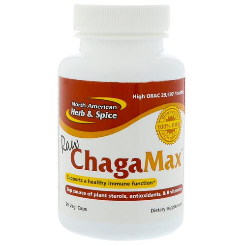 North American Herb & Spice, Raw ChagaMax, 90 Vegi Caps Review