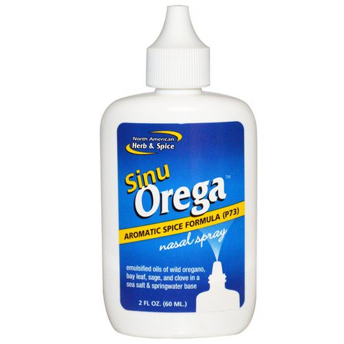 North American Herb & Spice, Sinu Orega, Nasal Spray, 2 fl oz (60 ml) Review