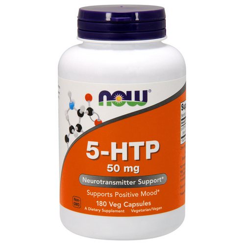 Now Foods, 5-HTP, 50 mg, 180 Veg Capsules Review