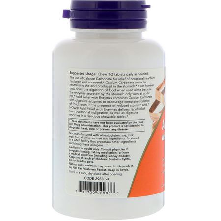 Now Foods Reflux Relief - 反流緩解, 消化, 補品