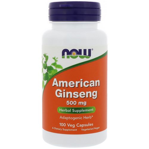Now Foods, American Ginseng, 500 mg, 100 Veg Capsules Review