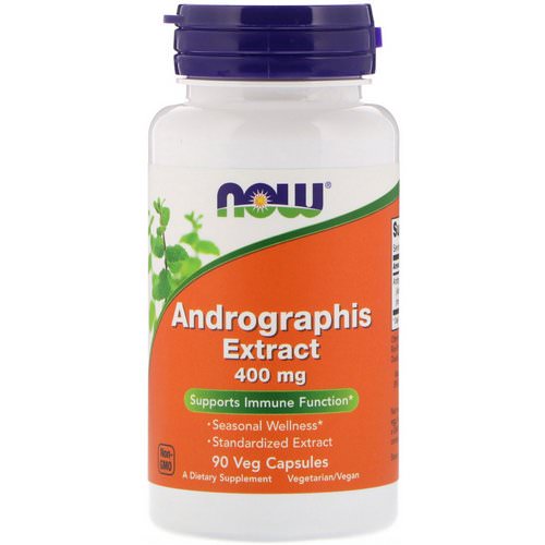 Now Foods, Andrographis Extract, 400 mg, 90 Veg Capsules Review