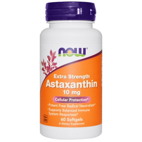 Now Foods, Astaxanthin, 10 mg, 60 Softgels Review