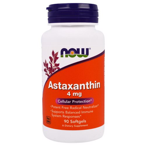 Now Foods, Astaxanthin, 4 mg, 90 Softgels Review