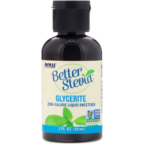 Now Foods, Better Stevia, Zero-Calorie Liquid Sweetener, Glycerite, 2 fl oz (59 ml) Review