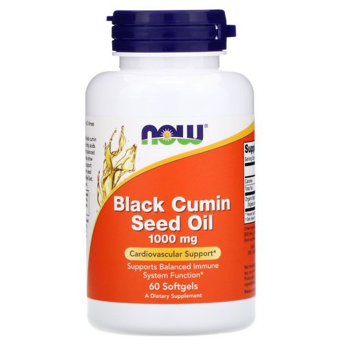 Now Foods, Black Cumin Seed Oil, 1,000 mg, 60 Softgels Review