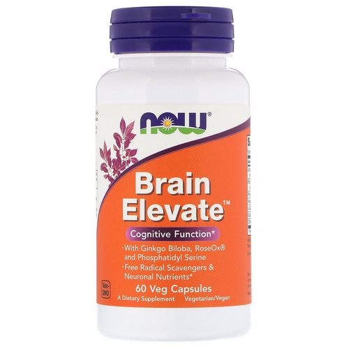 Now Foods, Brain Elevate, 60 Veg Capsules Review