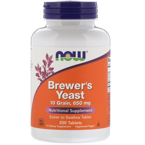 Now Foods, Brewer's Yeast, 200 Tablets Review