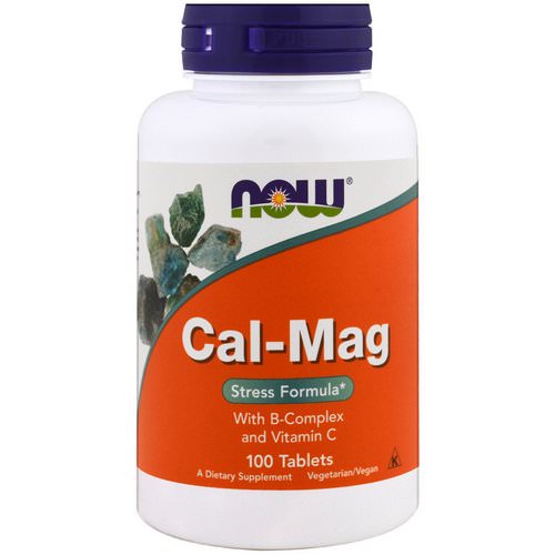 Now Foods, Cal-Mag, Stress Formula, 100 Tablets Review
