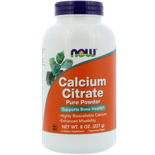 Now Foods, Calcium Citrate, Pure Powder, 8 oz (227 g) Review