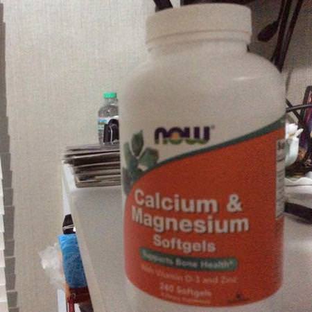 Now Foods Calcium Magnesium - 鎂, 鈣, 礦物質, 補品