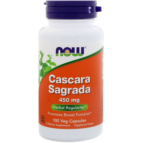 Now Foods, Cascara Sagrada, 450 mg, 100 Veg Capsules Review