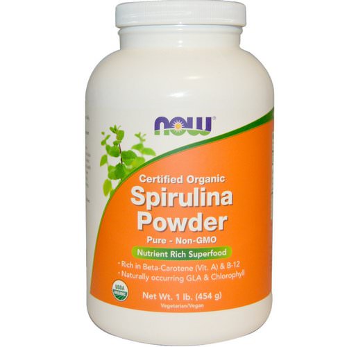 Now Foods, Certified Organic Spirulina Powder, 1 lb (454 g) Review
