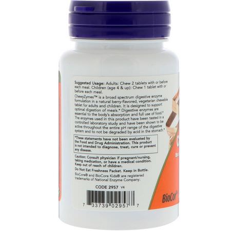 Now Foods Proteolytic Enzyme Formulas - 蛋白水解酶, 消化, 補品