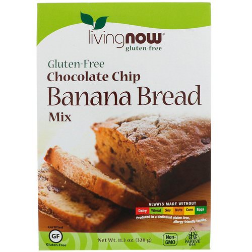 Now Foods, Chocolate Chip Banana Bread Mix, Gluten-Free, 11.3 oz (320 g) Review