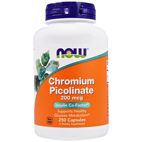 Now Foods, Chromium Picolinate, 200 mcg, 250 Capsules Review
