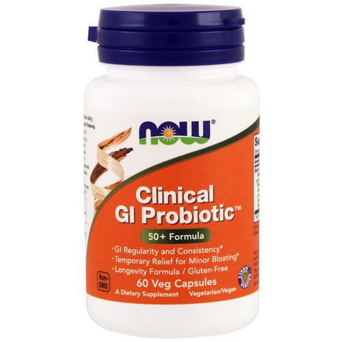 Now Foods, Clinical GI Probiotic, 60 Veggie Caps Review