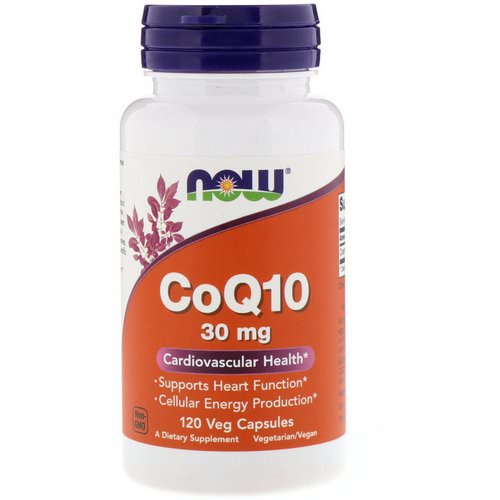 Now Foods, CoQ10, 30 mg, 120 Veg Capsules Review