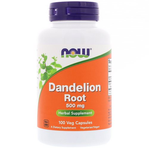 Now Foods, Dandelion Root, 500 mg, 100 Veg Capsules Review
